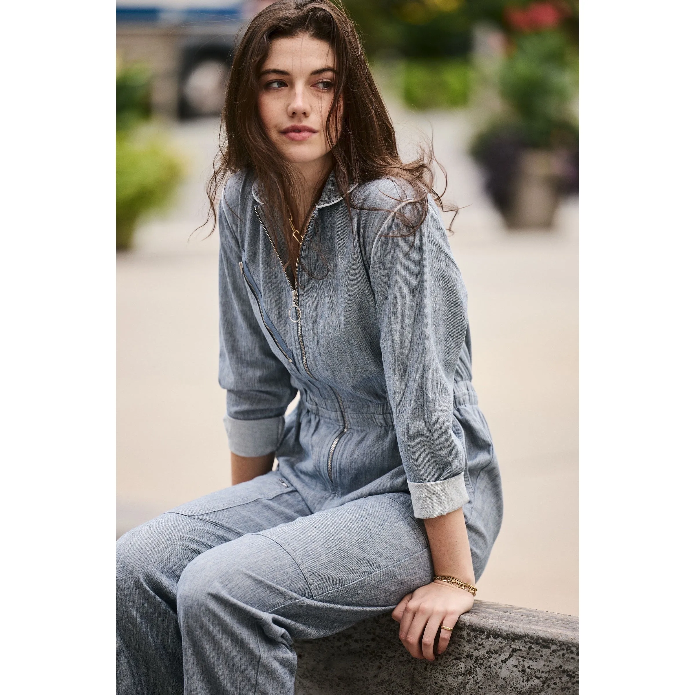 *NEW* Amelia Jumpsuit Indigo