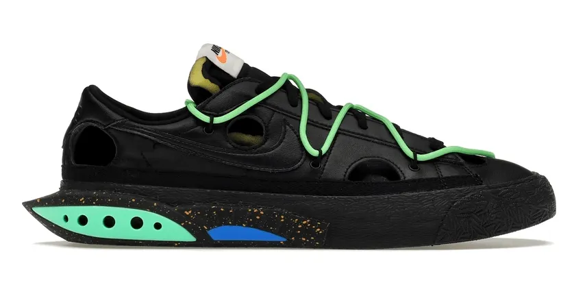 Nike Blazer Low Off-White Black Electro Green