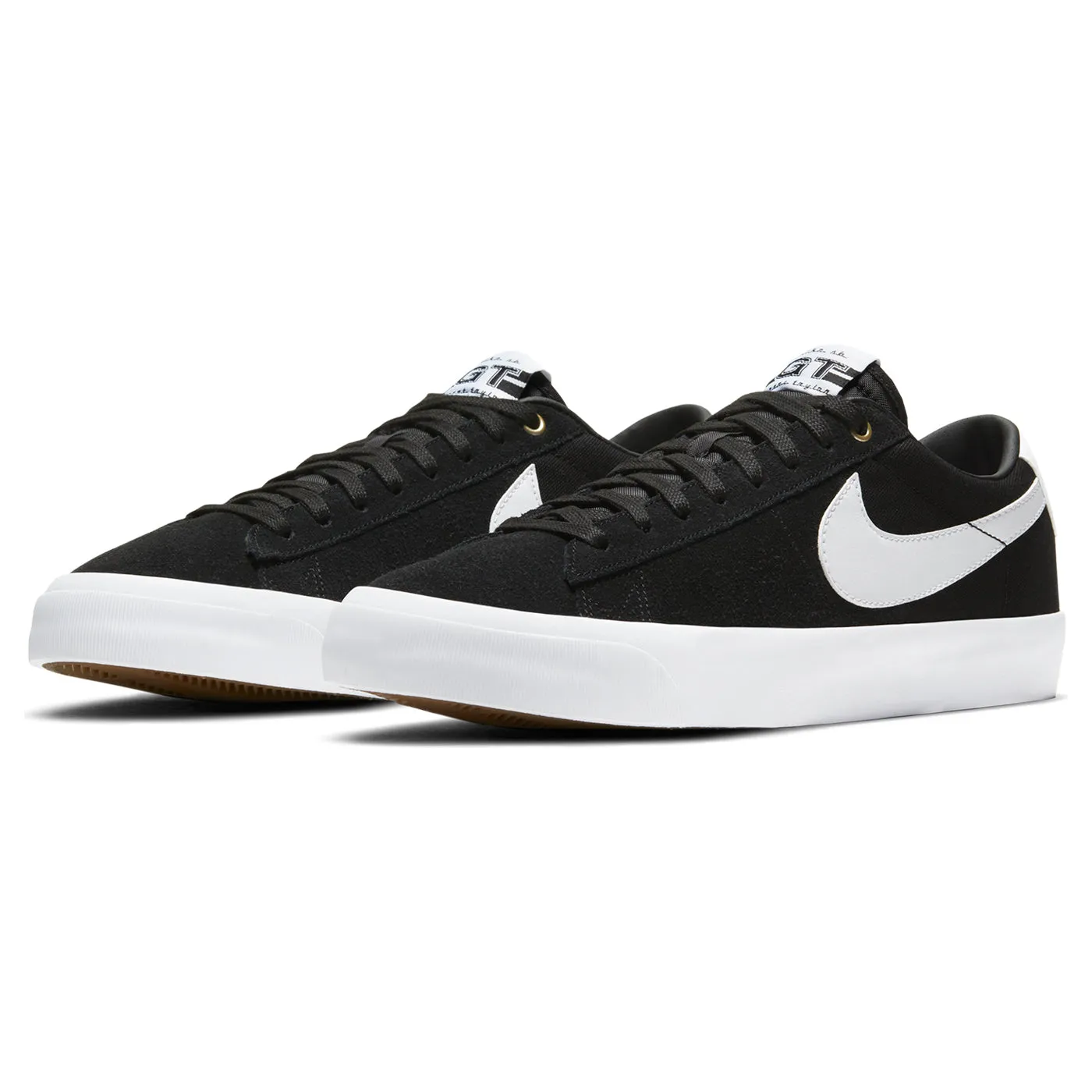 Nike SB Zoom Blazer Low Pro GT Shoes - Black / White - Black