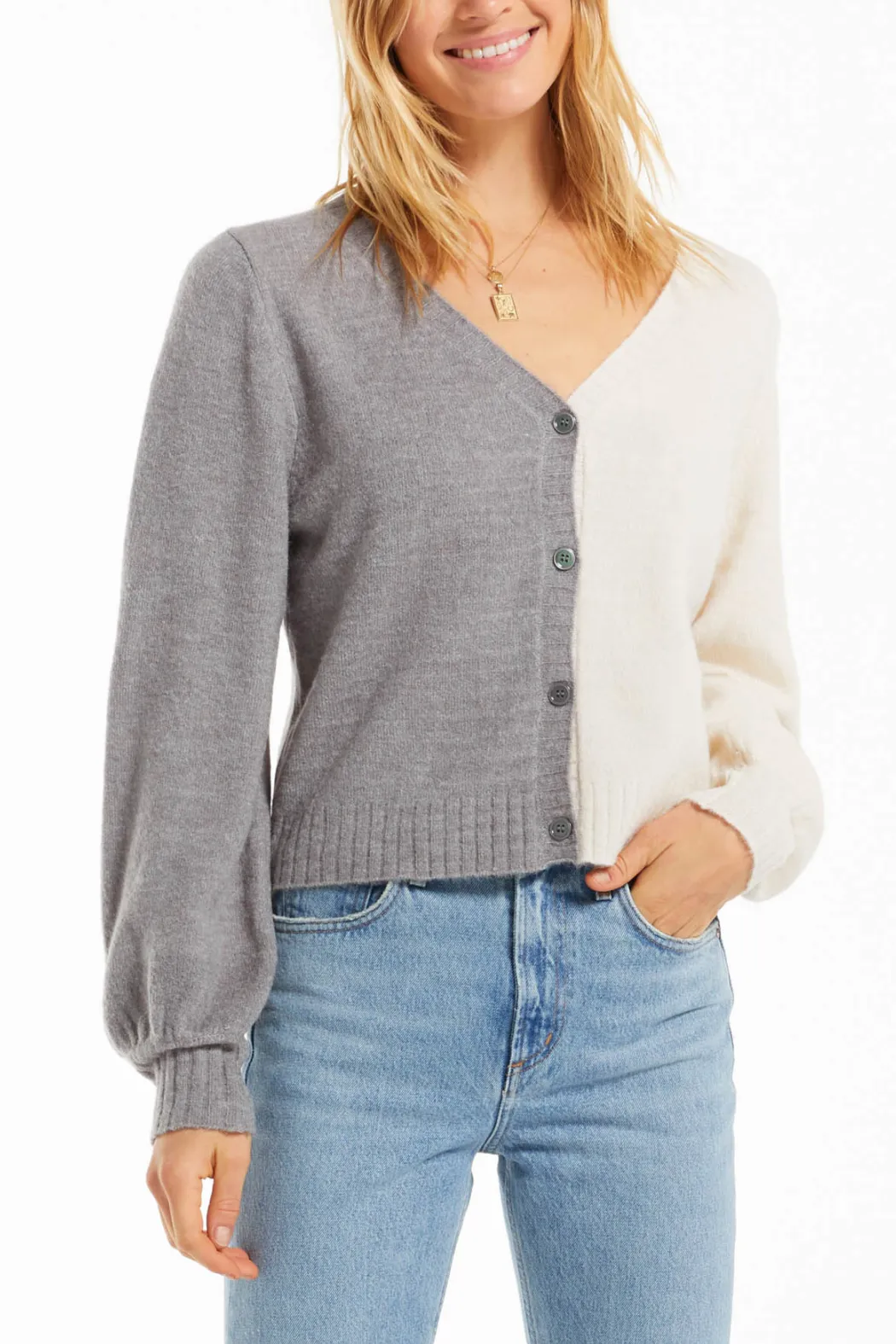 Nova Two Colour Cardigan