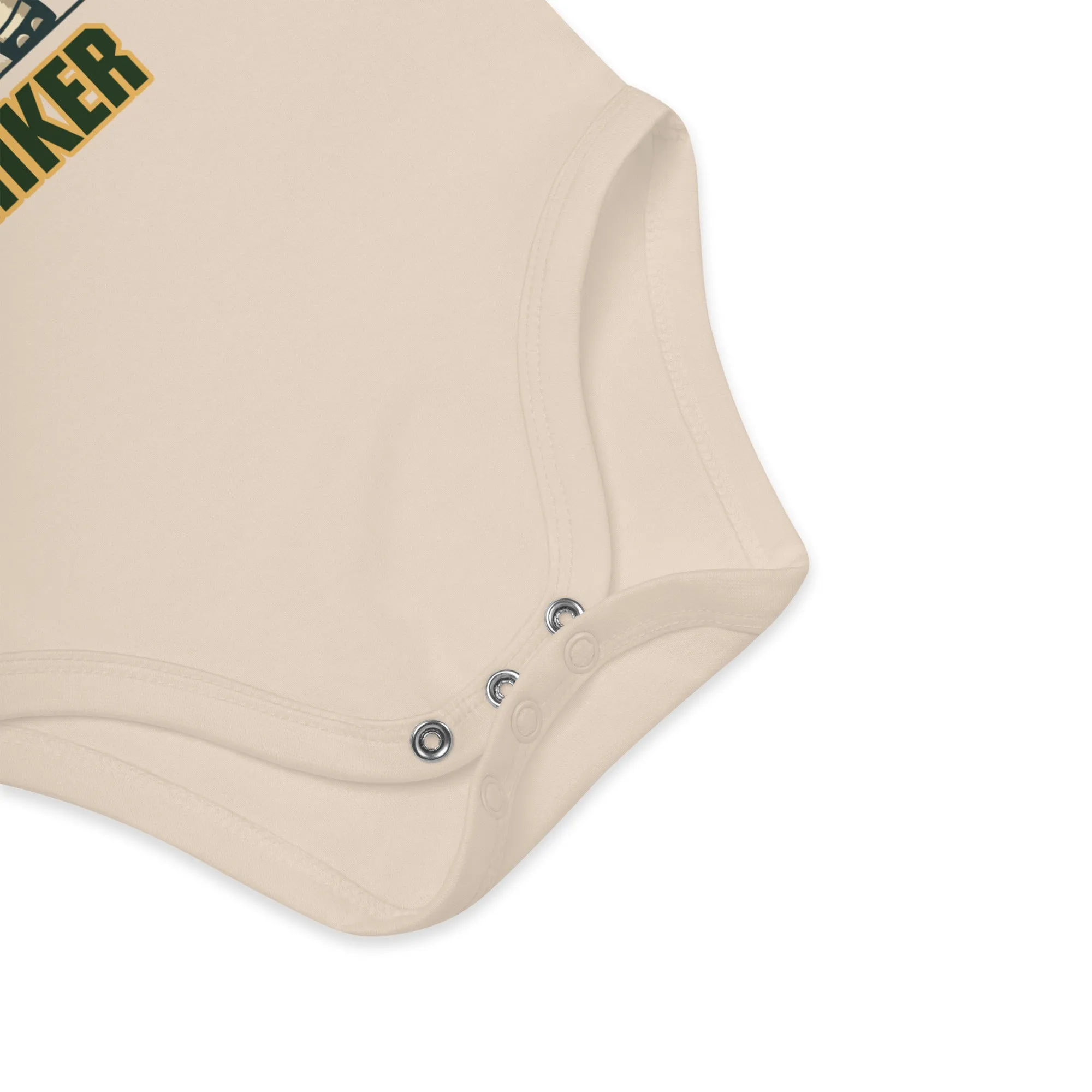 Organic Cotton Baby Bodysuit Papa’s Future Striker