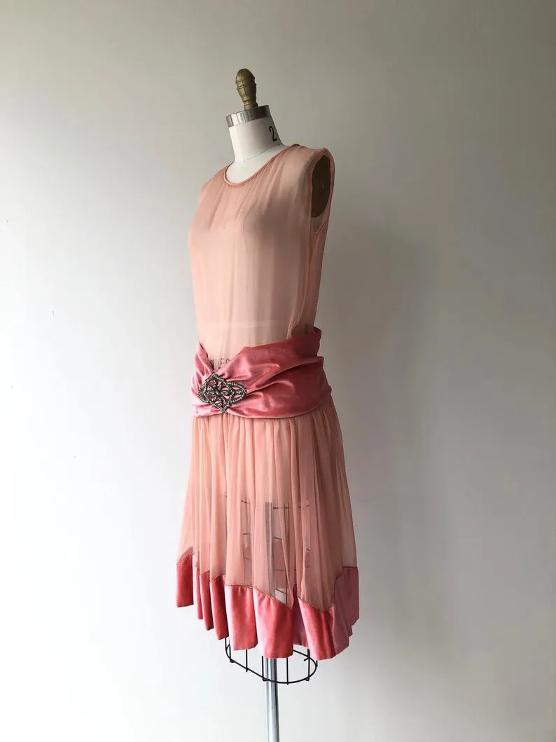 Paris Match Silk Dress | 1920s