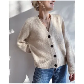 Petite Knit Champagne Cardigan Project