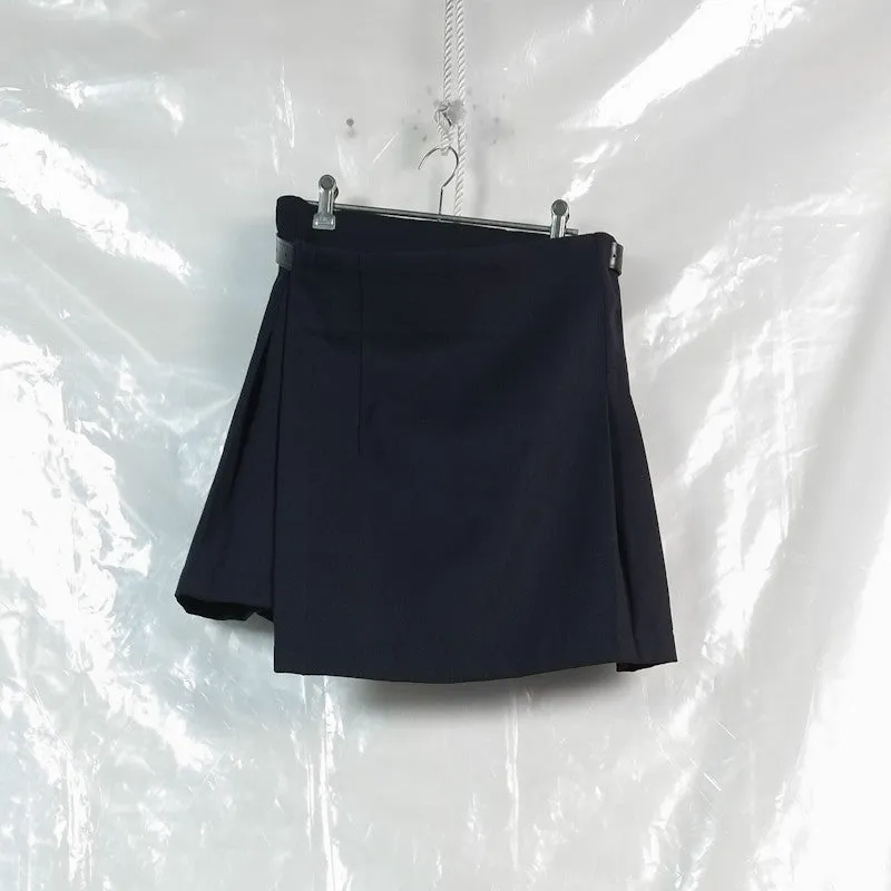 pleated kilt miniskirt