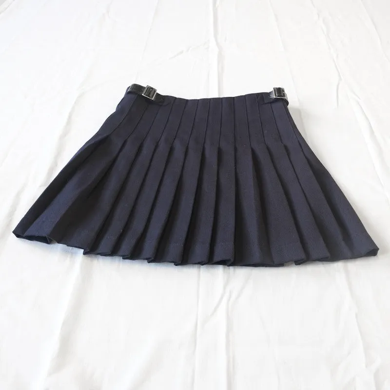 pleated kilt miniskirt