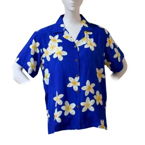 Plumeria Women's Aloha Shirt