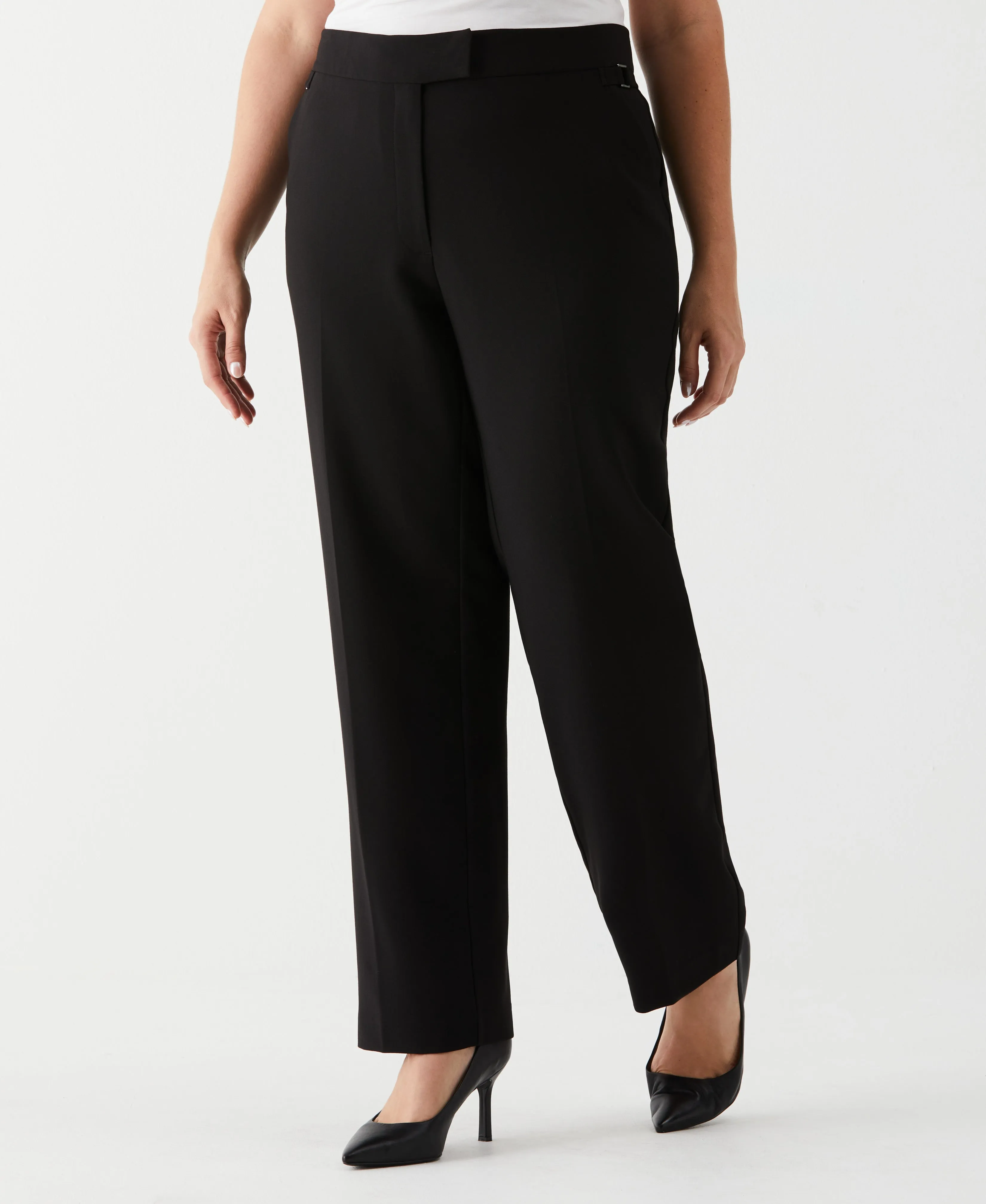 Plus Size Double Breasted Pant Suit