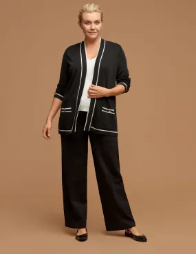 Plus Size Malibu Cardigan With Tipping