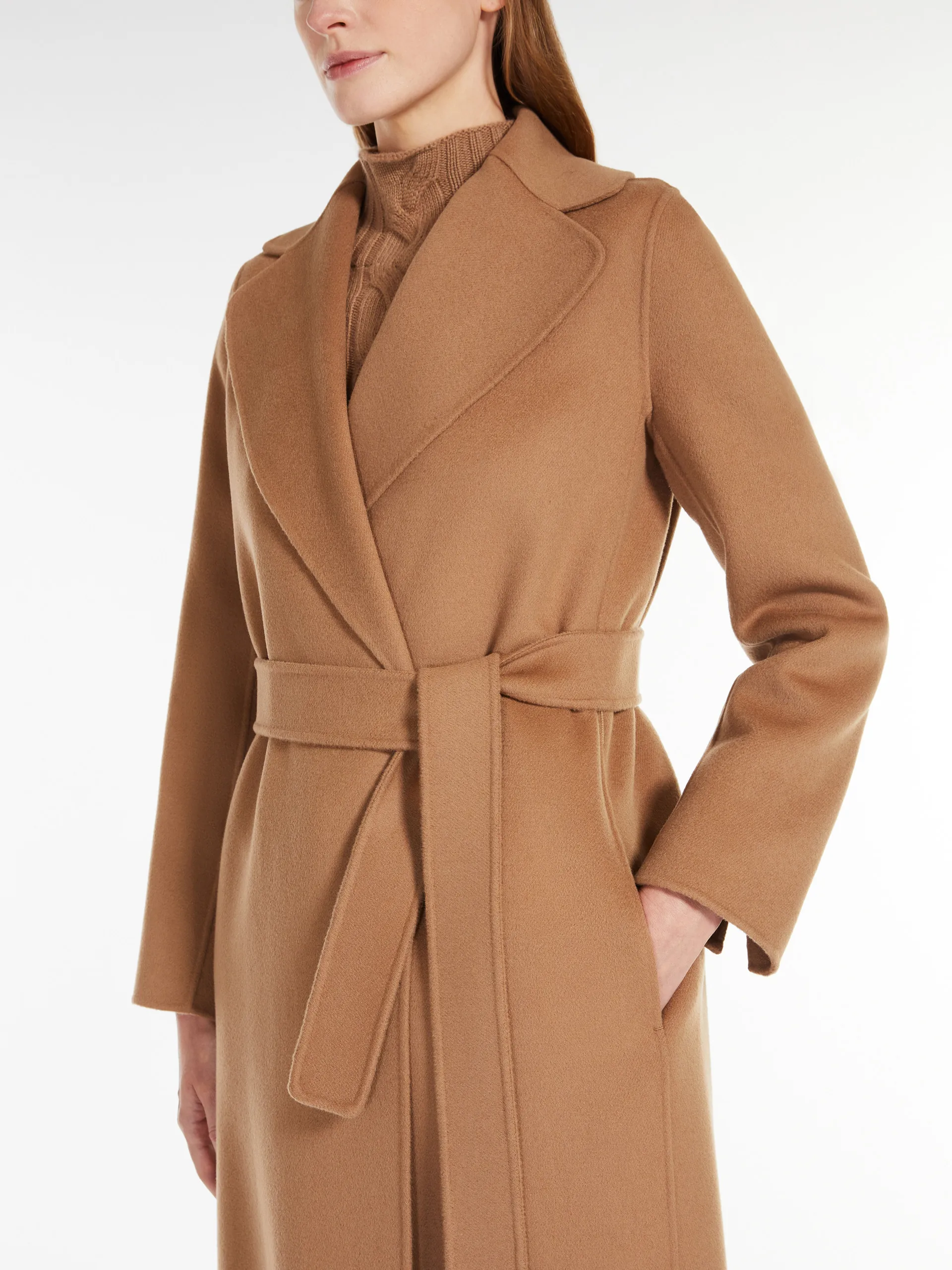 Poldo belted wool coat