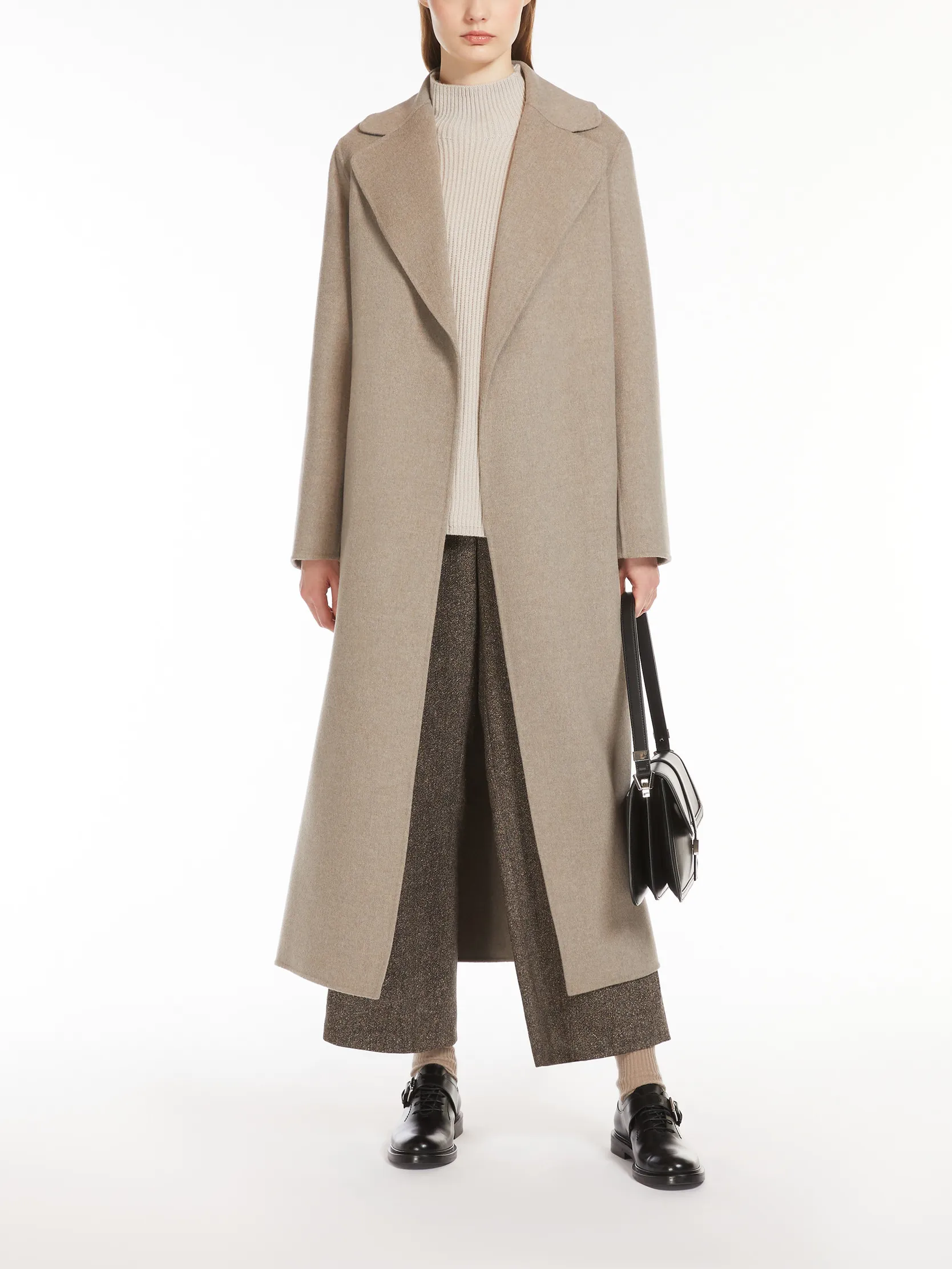 Poldo belted wool coat