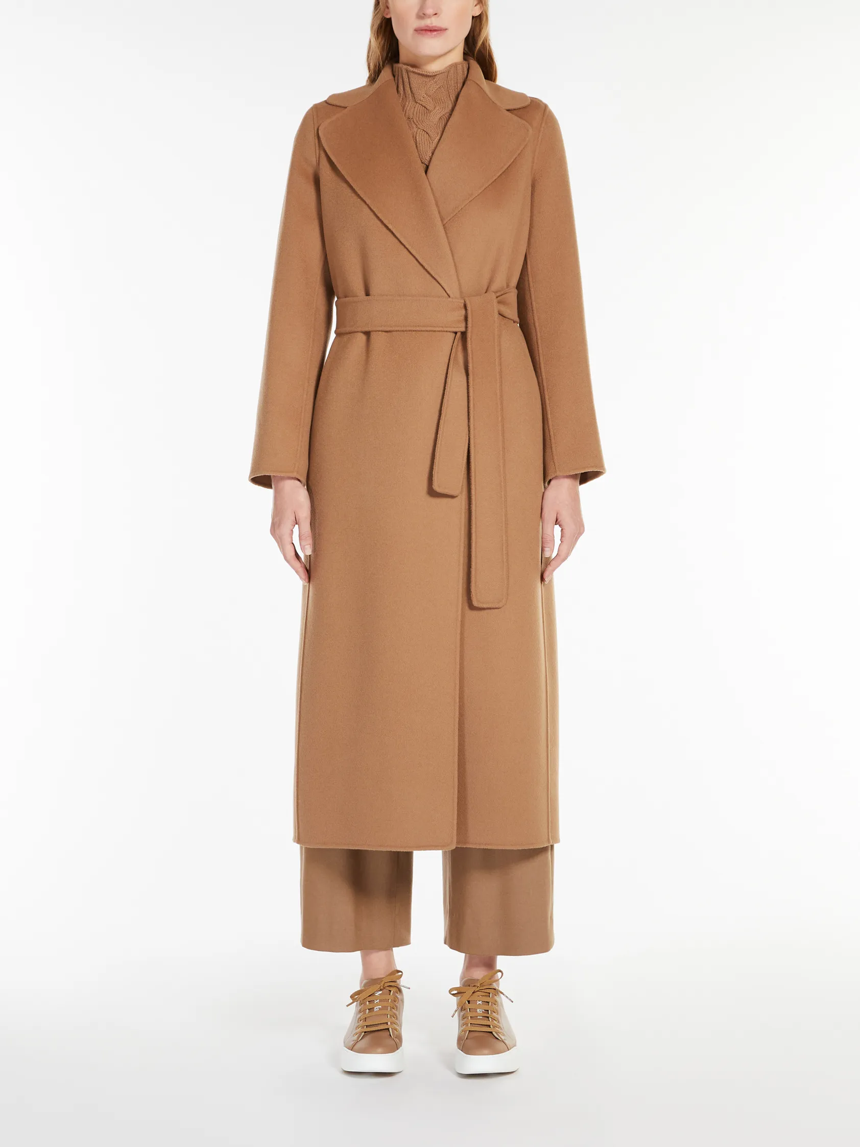 Poldo belted wool coat