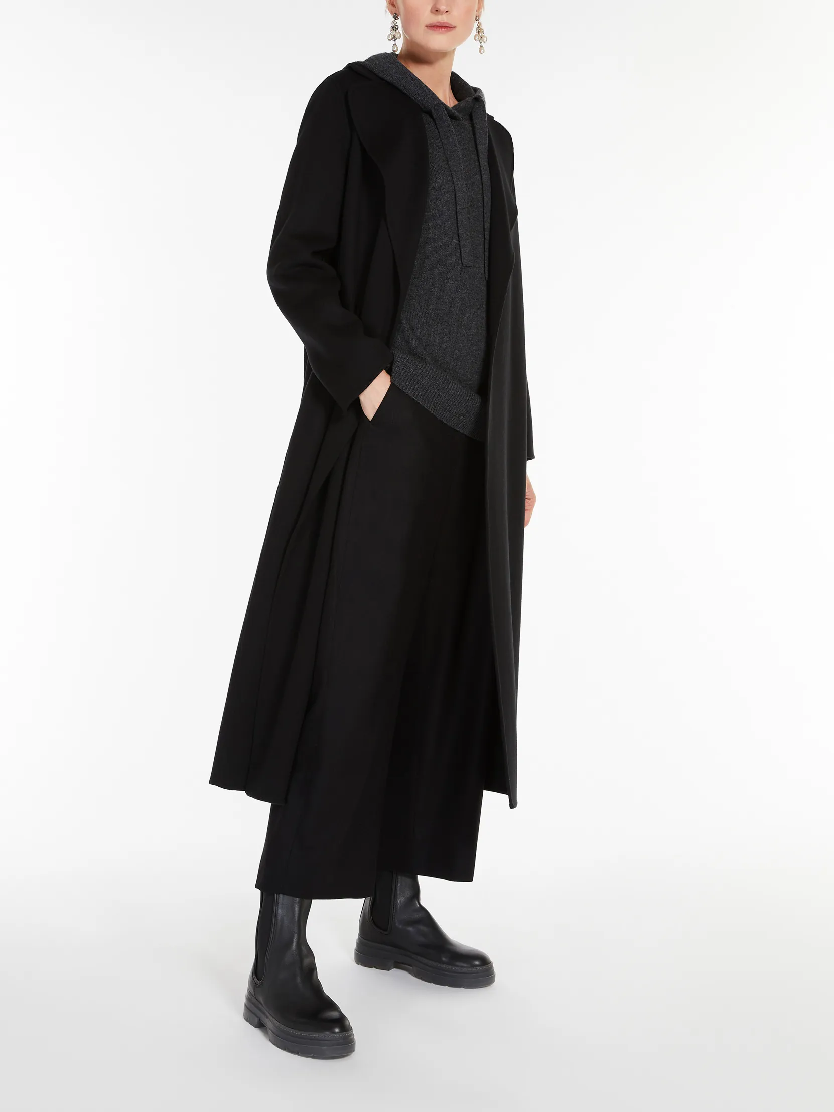 Poldo belted wool coat