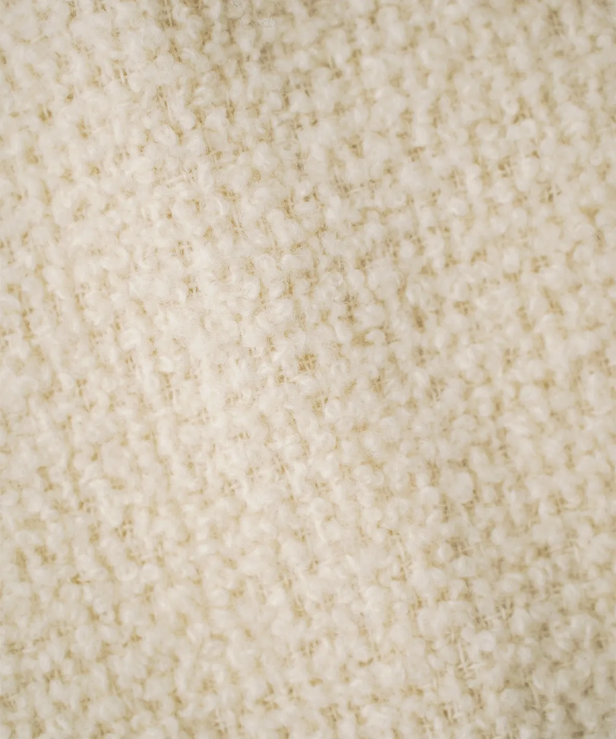 Popcorn wool knit pullover