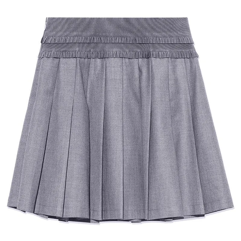 Preppy Pleated Skirt