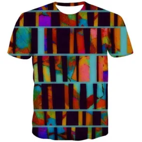 Psychedelic T shirts Men Tree Tshirt Printed Graffiti Shirt Print Black Tshirts Cool Gothic Tshirts Novelty Short Sleeve