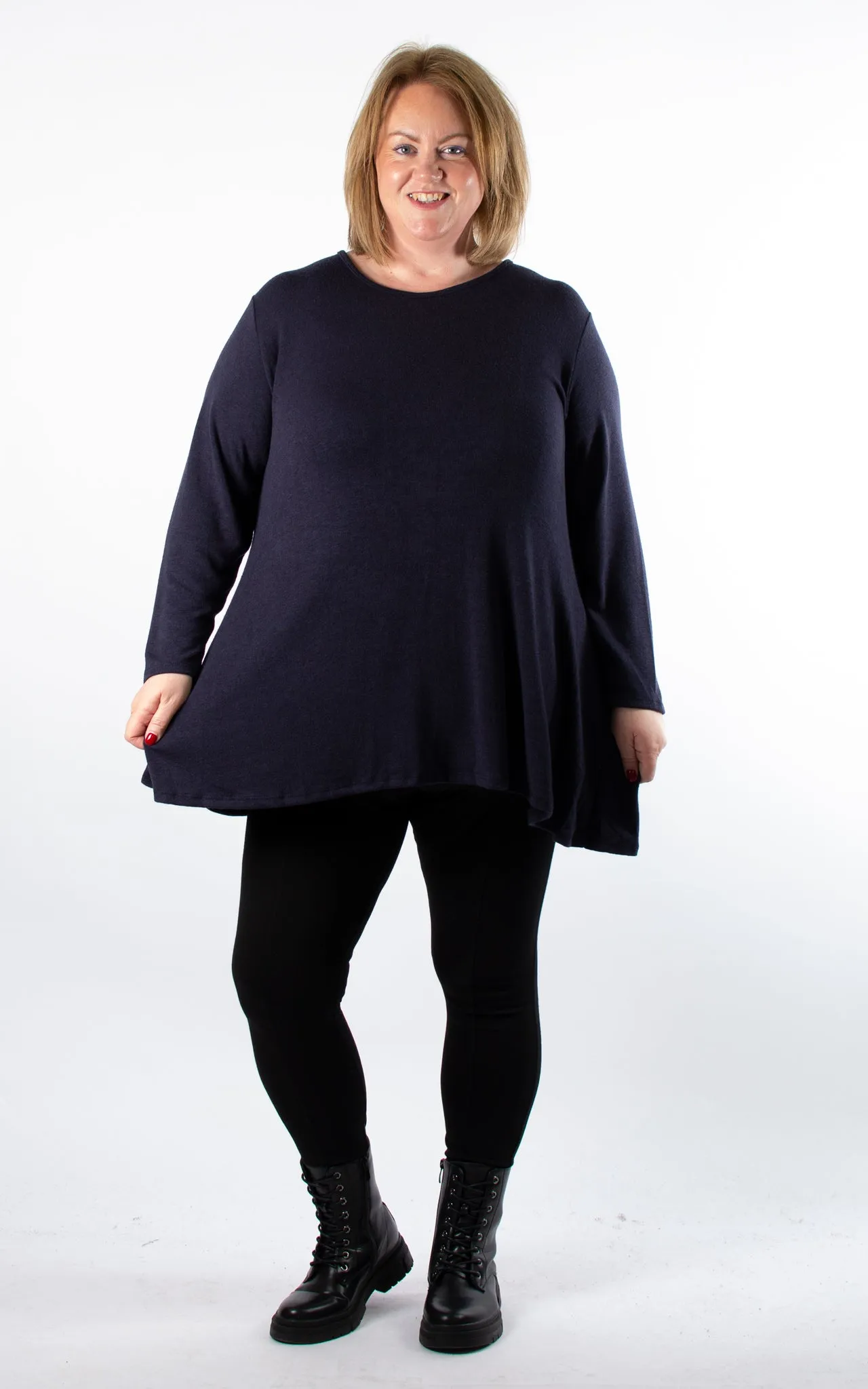 Rae Soft Knit | Navy