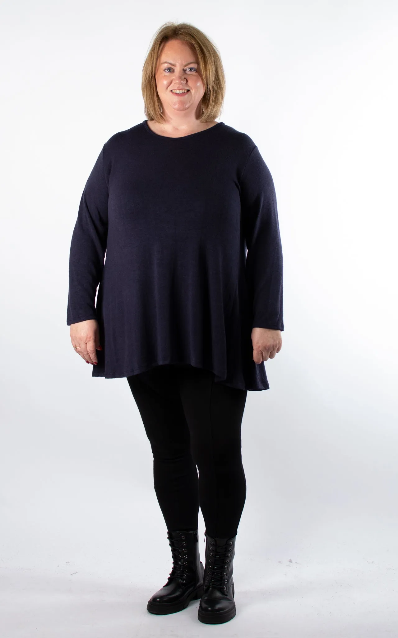 Rae Soft Knit | Navy