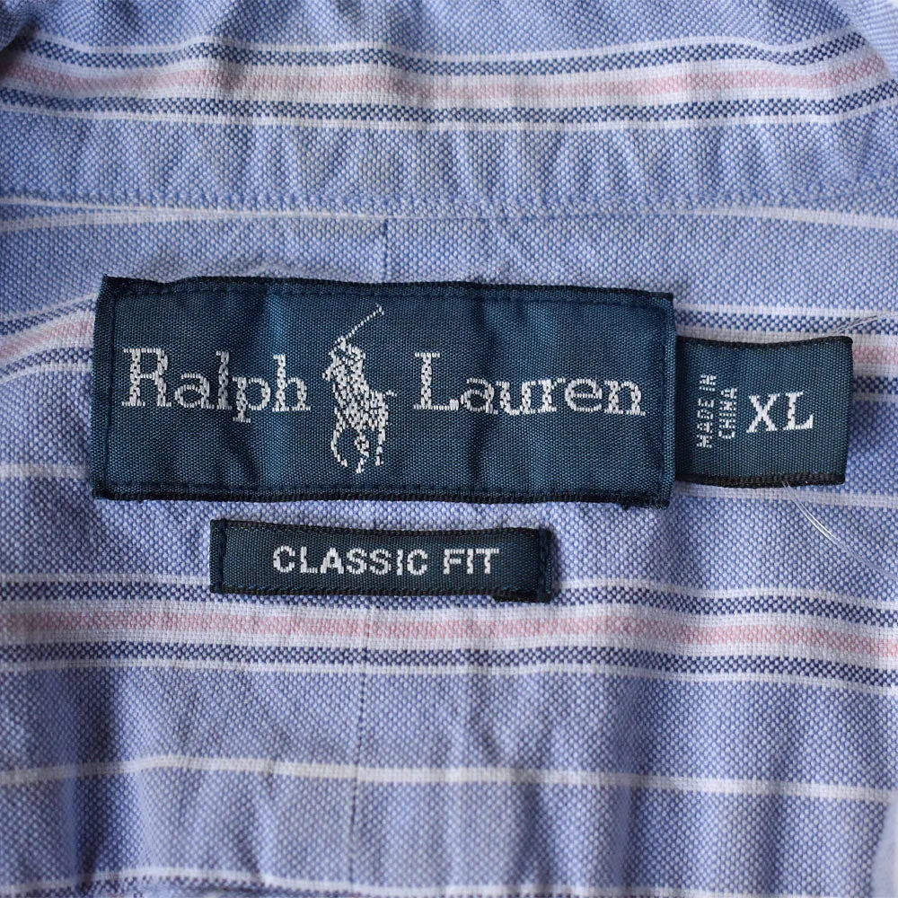 Ralph Lauren “CLASSIC FIT” ストライプ ボタンダウンシャツ 240523 S2107