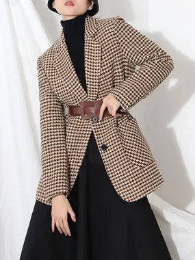 RIONA Plaid Blazer