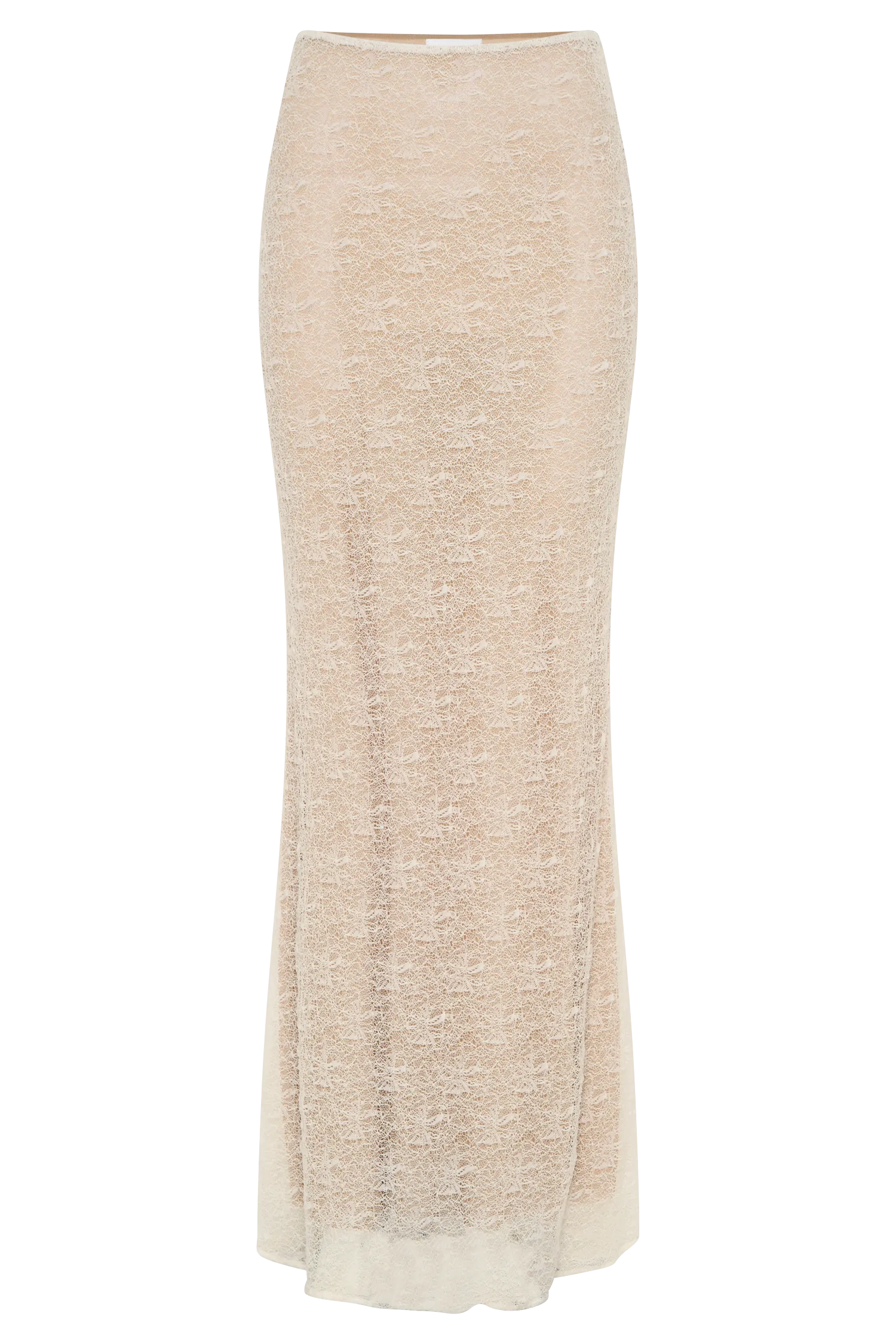 Robyn Sheer Lace Maxi Skirt - Ivory