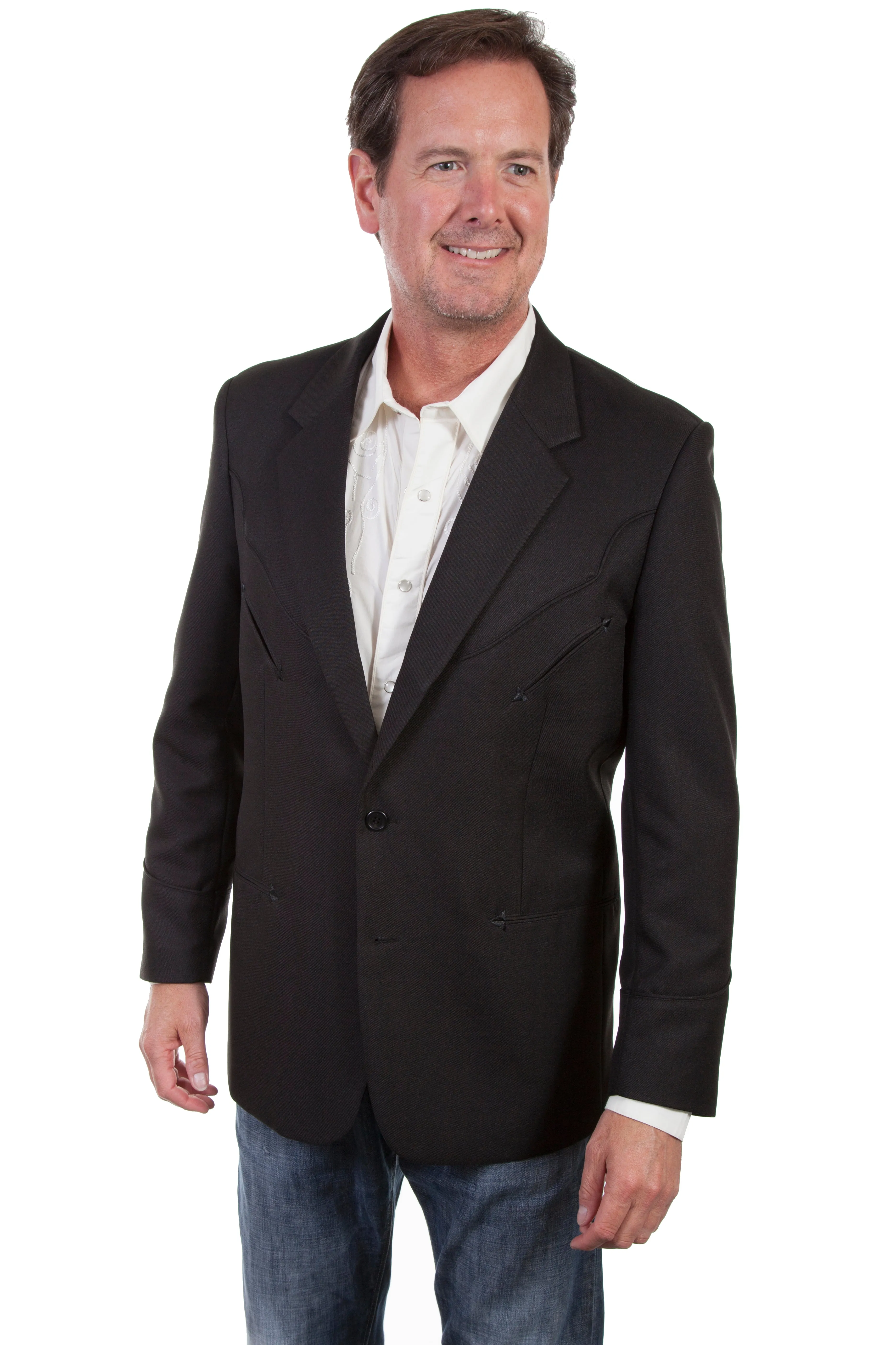 Scully Men's Black Western Blazer P-656S P-656SX