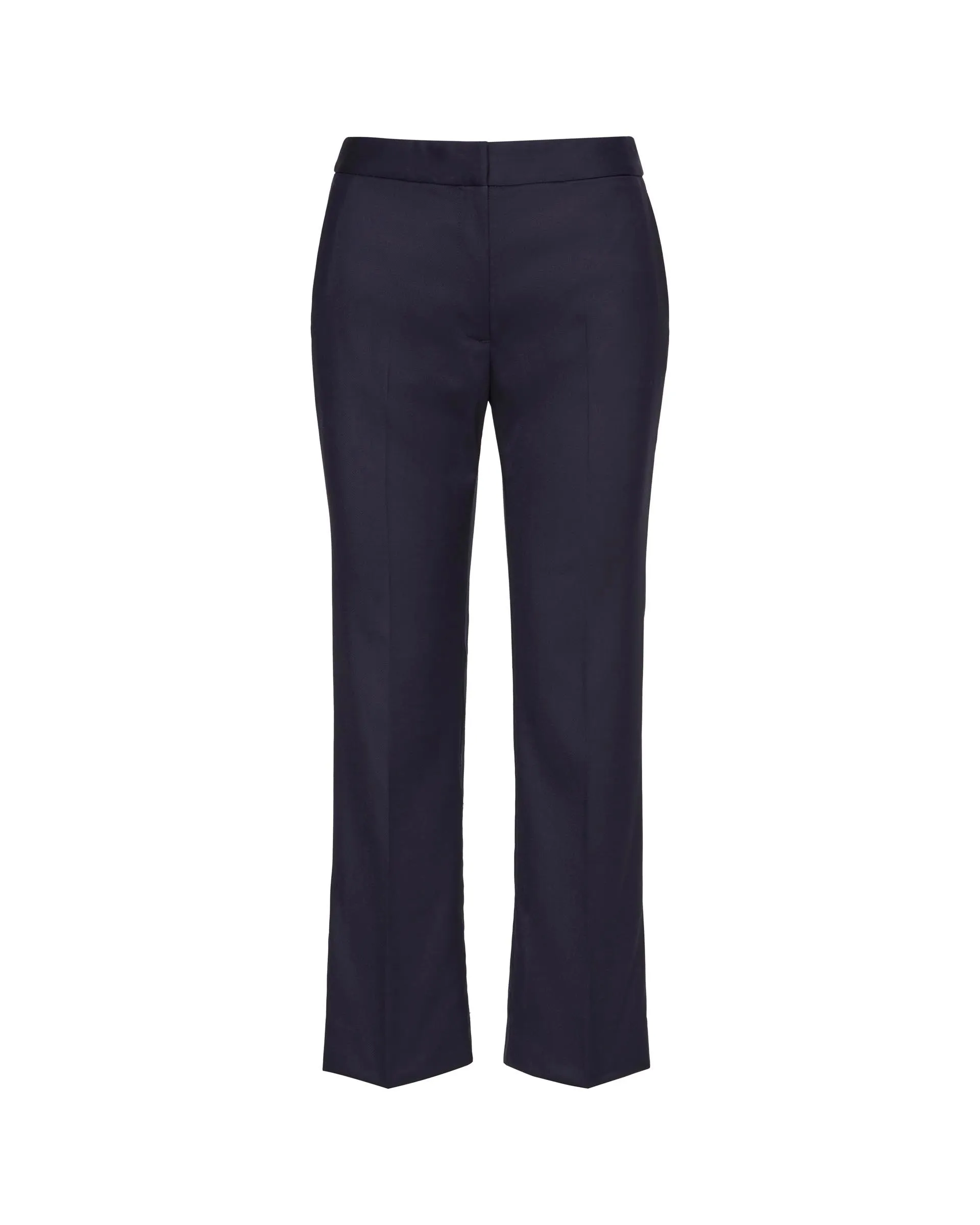 Slim Kick Flare Trouser in Seasonless Wool | Midnight