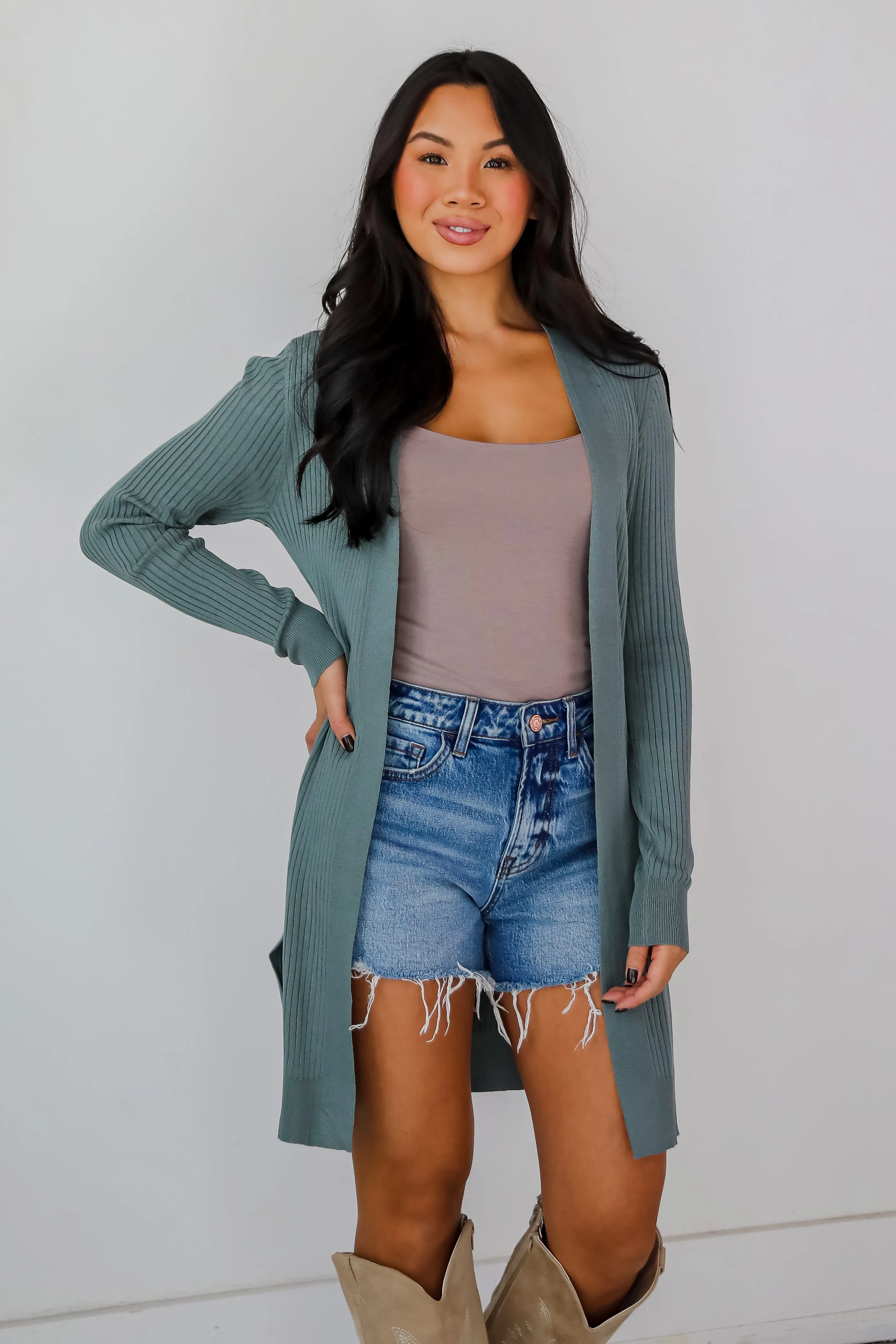 Sophie Ribbed Cardigan - DOORBUSTER