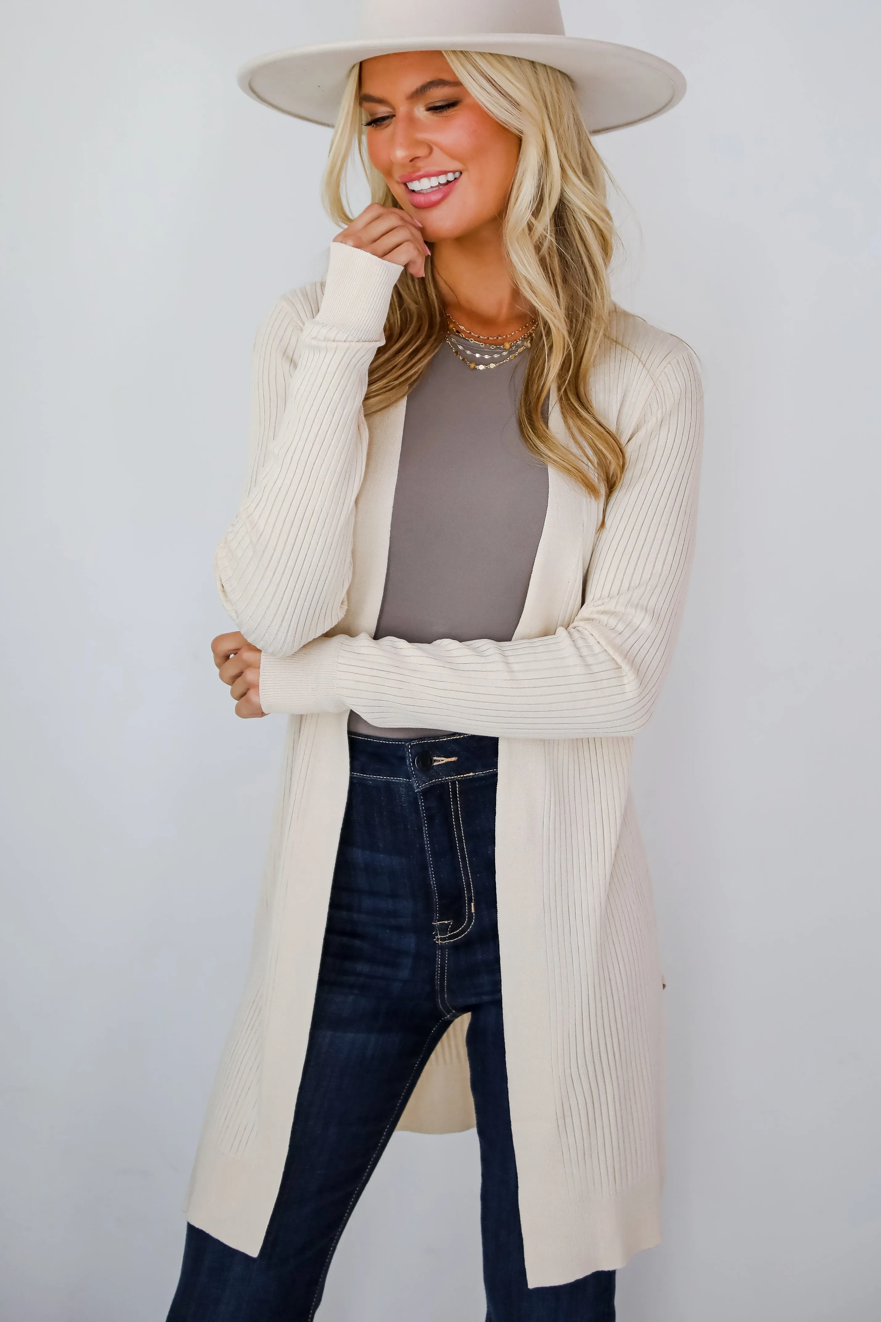 Sophie Ribbed Cardigan - DOORBUSTER