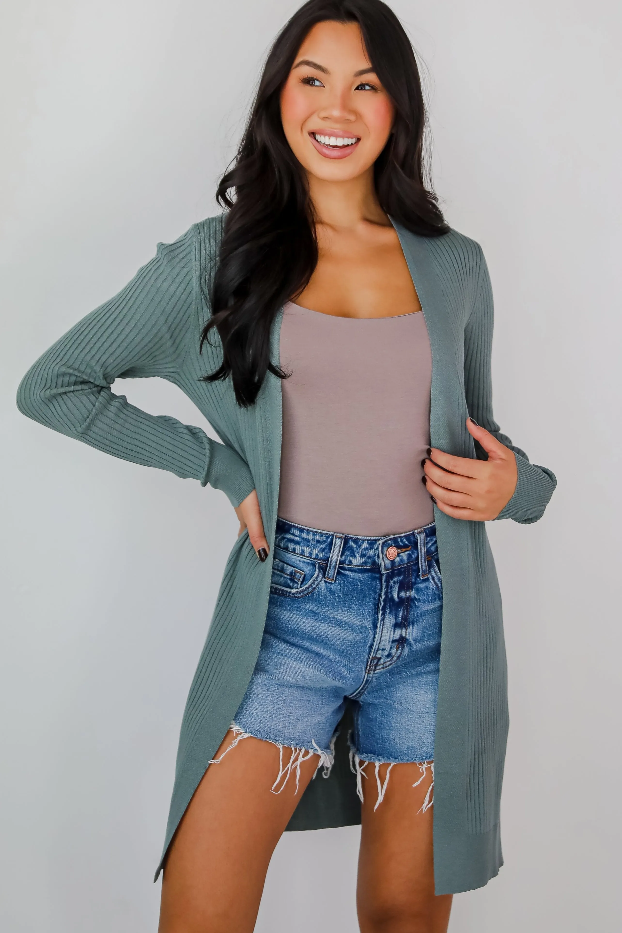 Sophie Ribbed Cardigan - DOORBUSTER