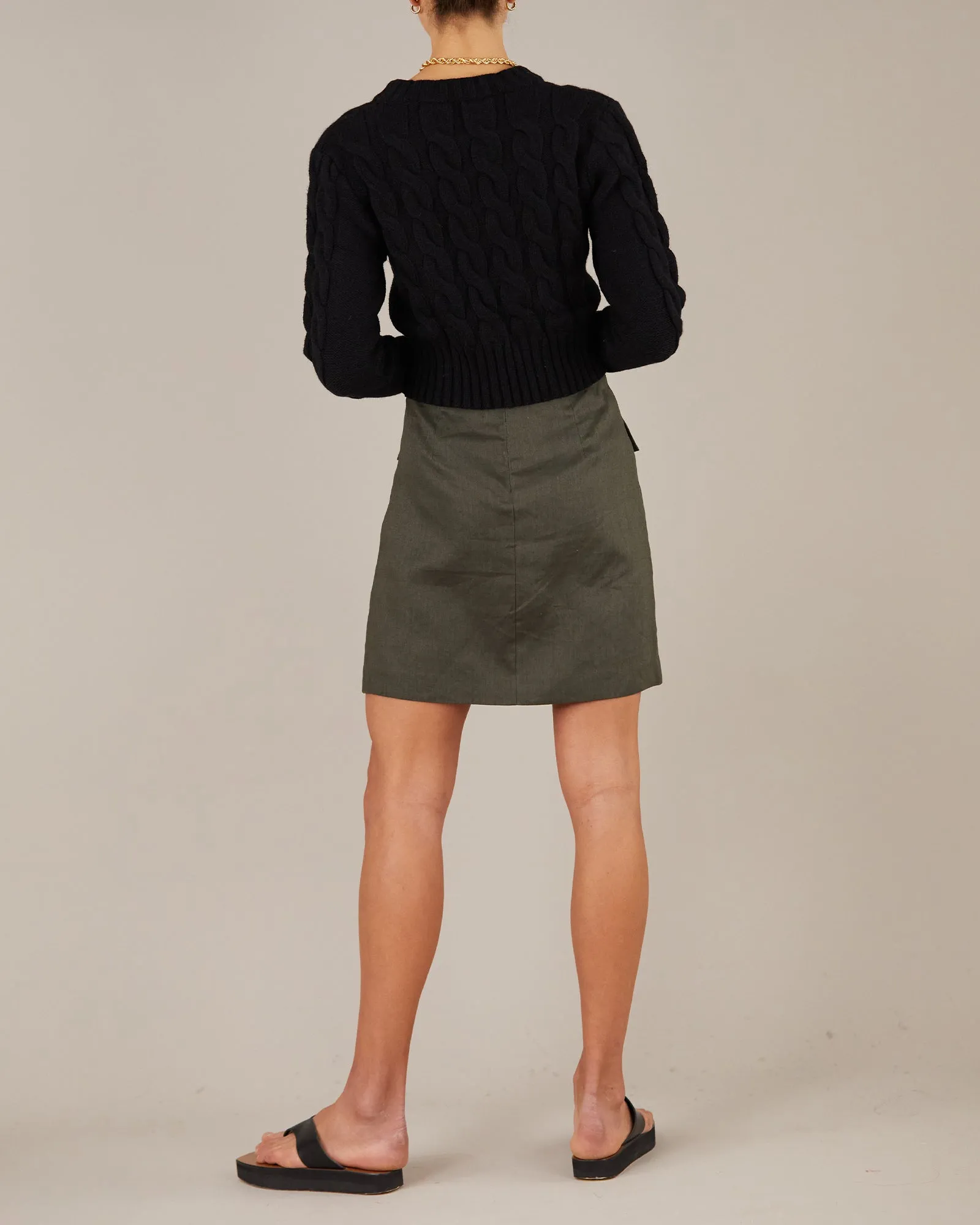 Stockton Mini Skirt - Moss