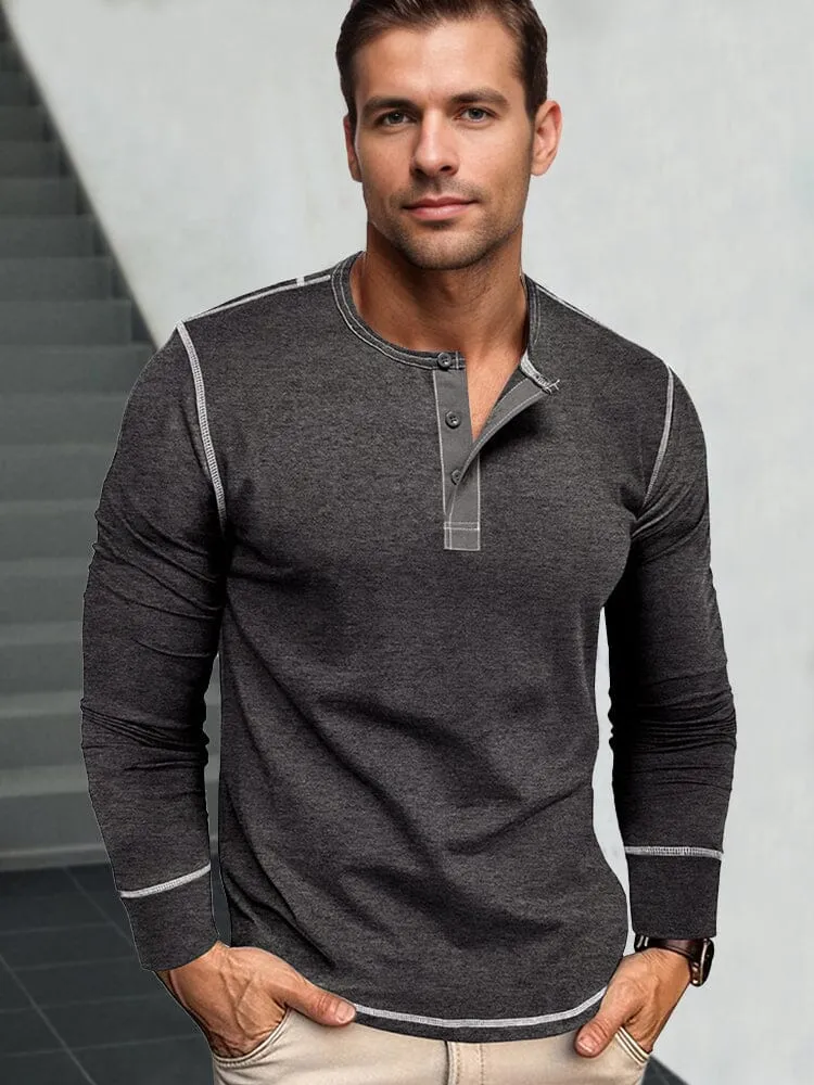 Stylish Soft Everyday Henley Shirt