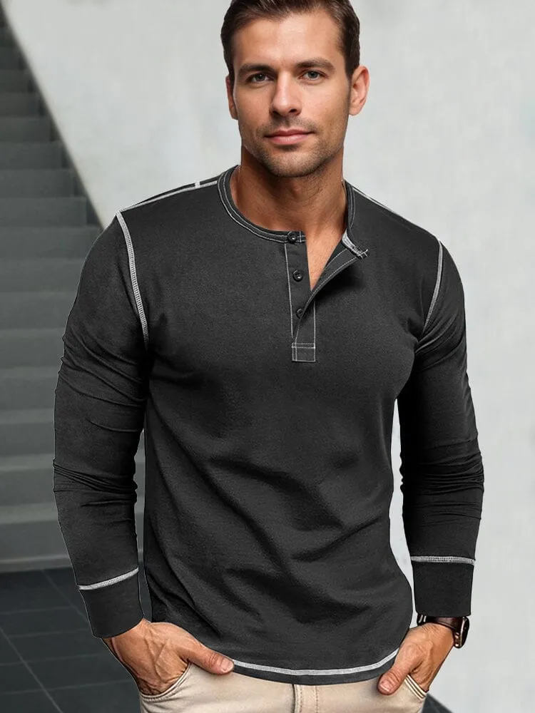 Stylish Soft Everyday Henley Shirt