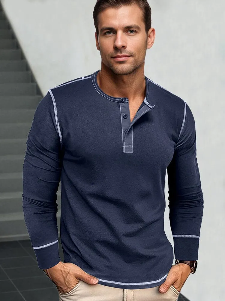 Stylish Soft Everyday Henley Shirt