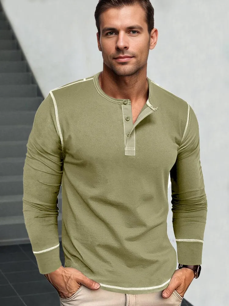 Stylish Soft Everyday Henley Shirt