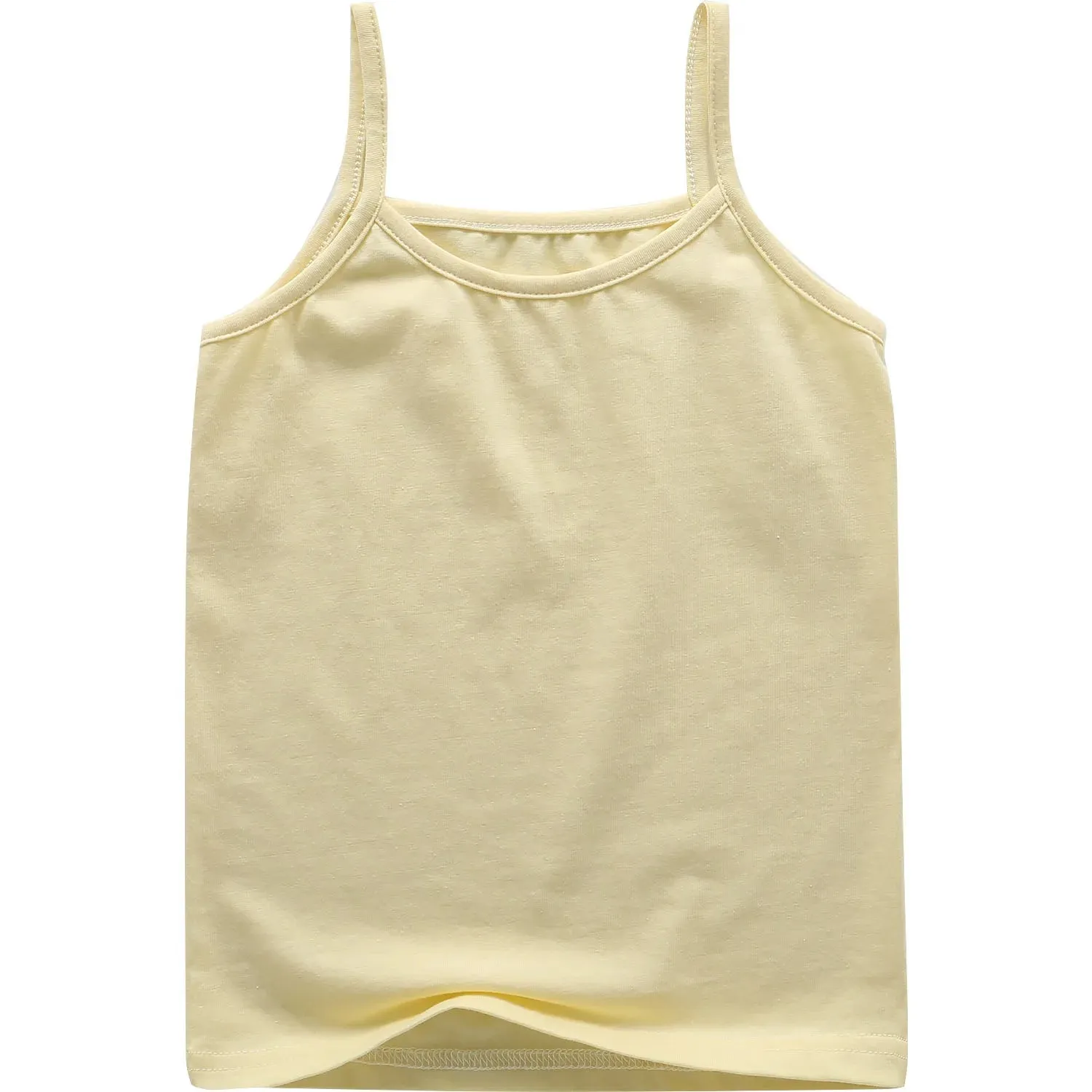 Summer Girls String Strappy Tops Tshirt Baby Children Women Cotton Camisole T-shirt Kids Sleeveless Vest Cotton Tank Top 2024