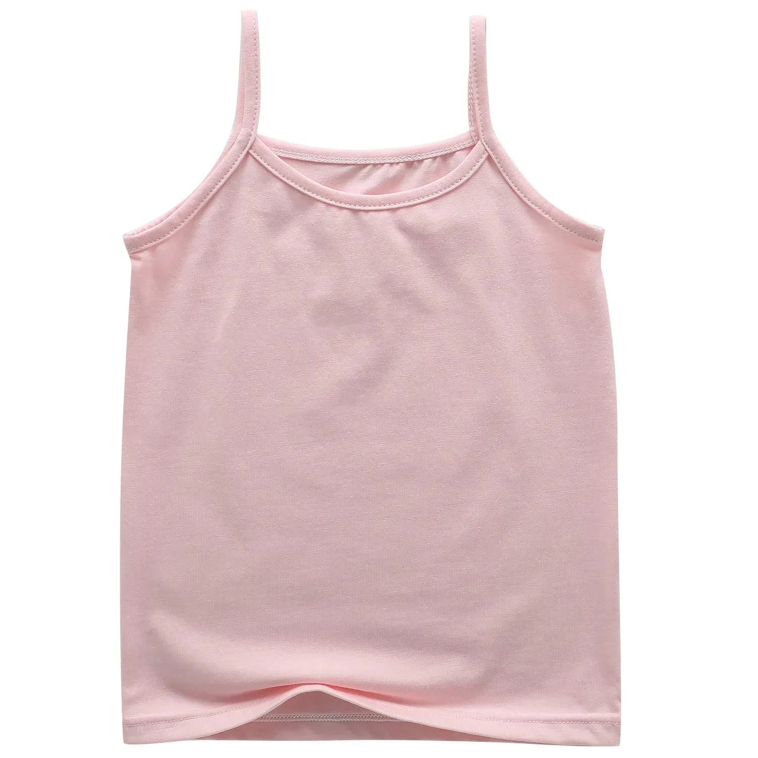 Summer Girls String Strappy Tops Tshirt Baby Children Women Cotton Camisole T-shirt Kids Sleeveless Vest Cotton Tank Top 2024