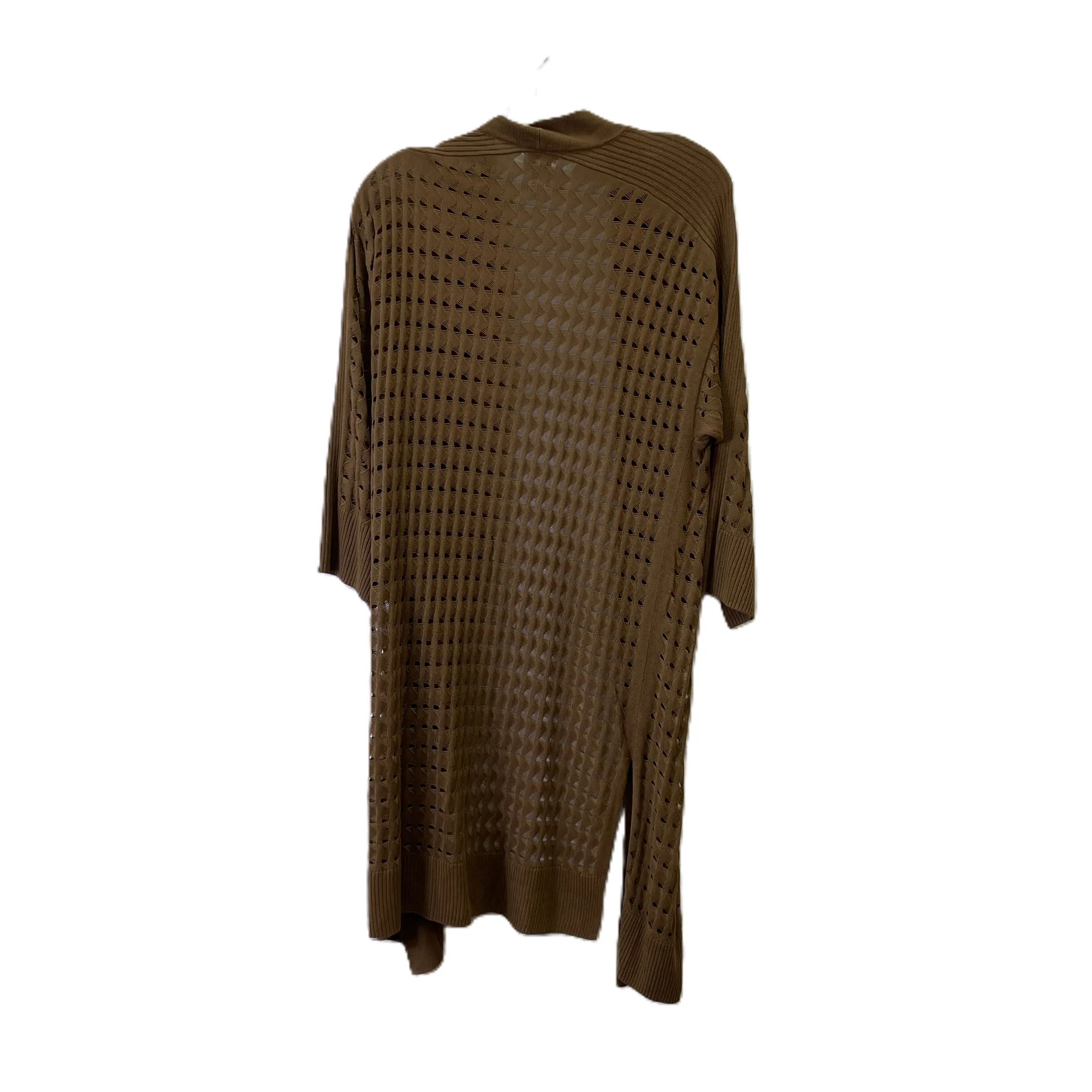 Sweater Cardigan By Chicos In Brown, Size: M