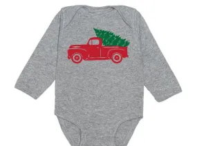 Sweet Wink Christmas Truck Onesie