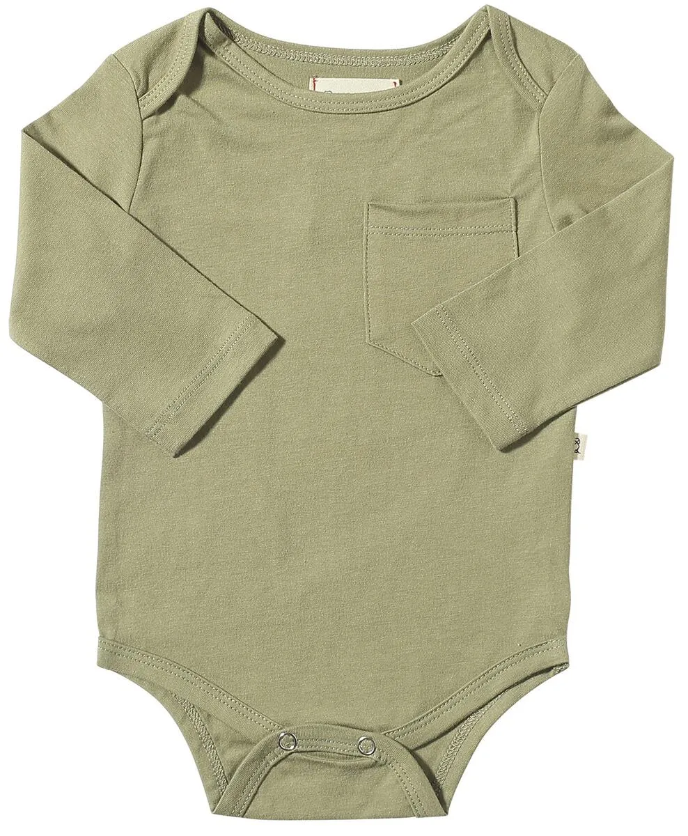 Tellico Triple Pack Onesies and Tees - Tan/Green/Sage