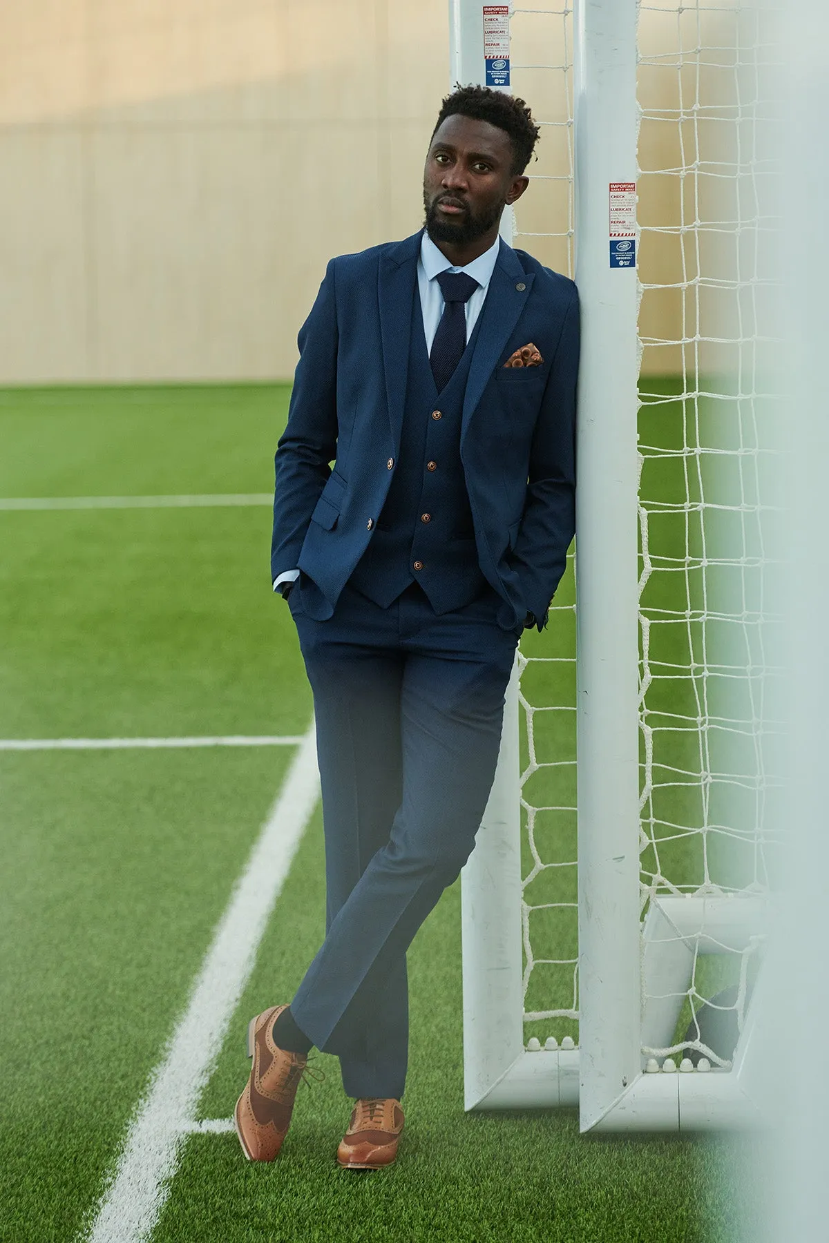 The Leicester City F.C. Collection - MAX Royal Blue Suit As Worn By Wilfred Ndidi