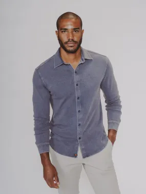 The Normal Brand | Puremeso Acid Wash Button Up Shirt | Men's