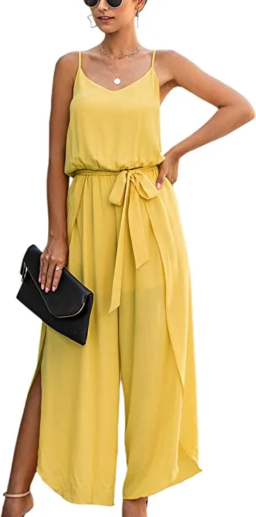 Vacay In Italy Black Sleeveless Tulip Draped Jumpsuit