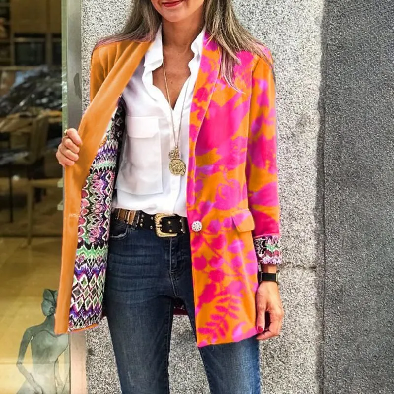 Vibrant Elegance Printed Blazer Collection