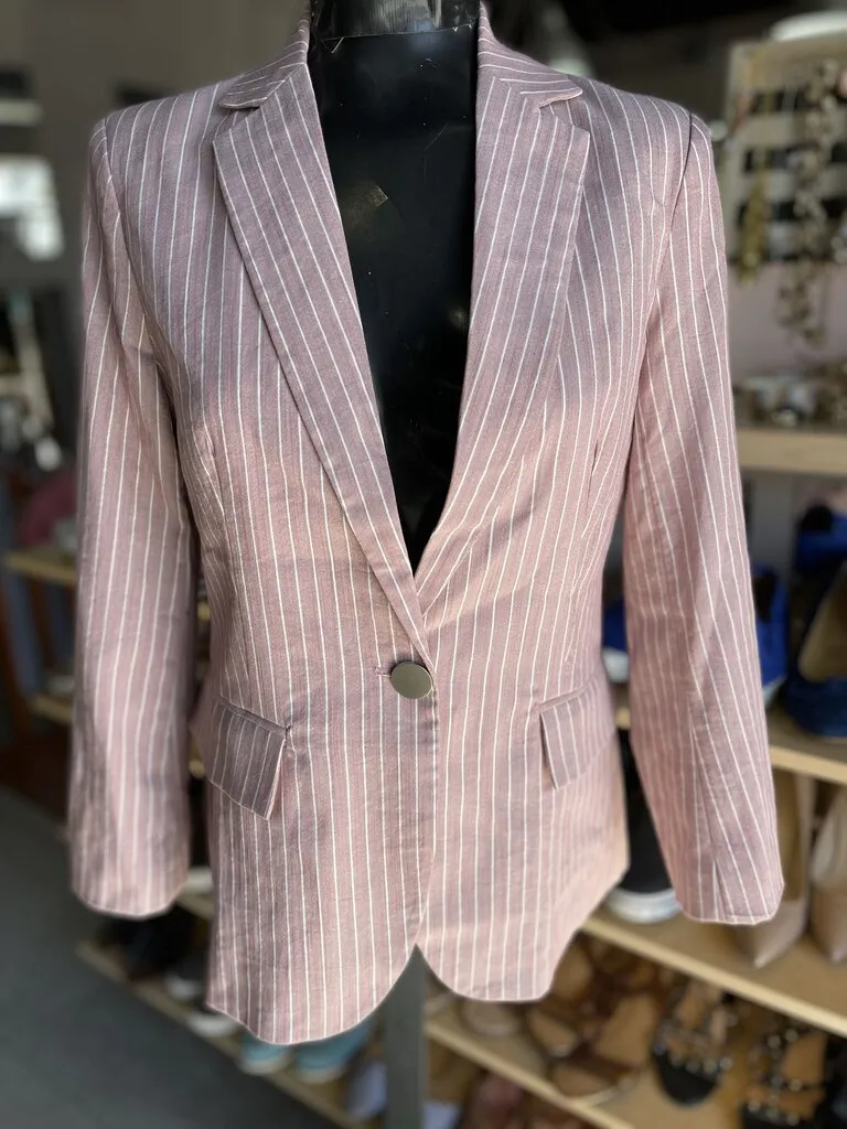 Vimly Striped Blazer M