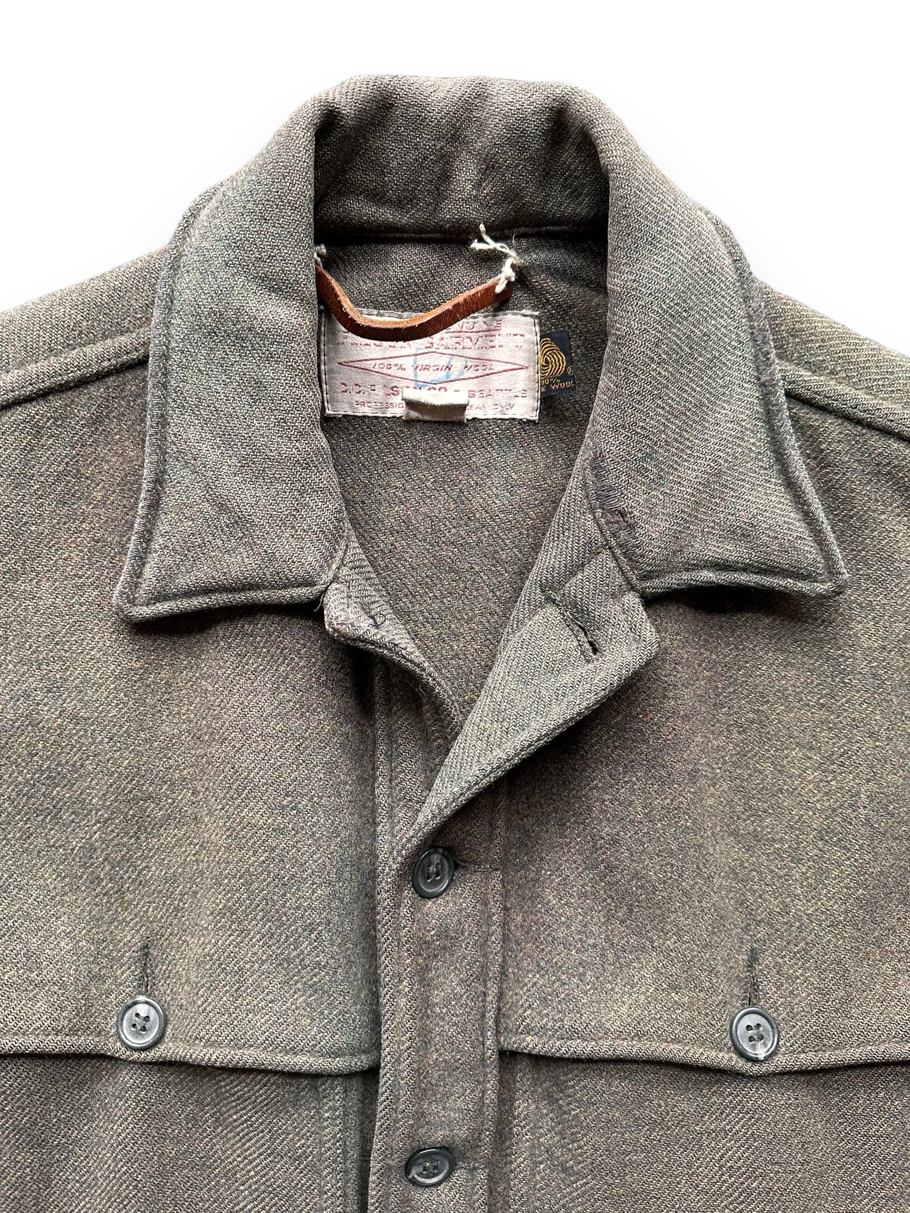 Vintage 80s Filson Weathered Repaired Cape Coat SZ 42 |  Barn Owl Vintage Goods | Vintage Filson Workwear Seattle