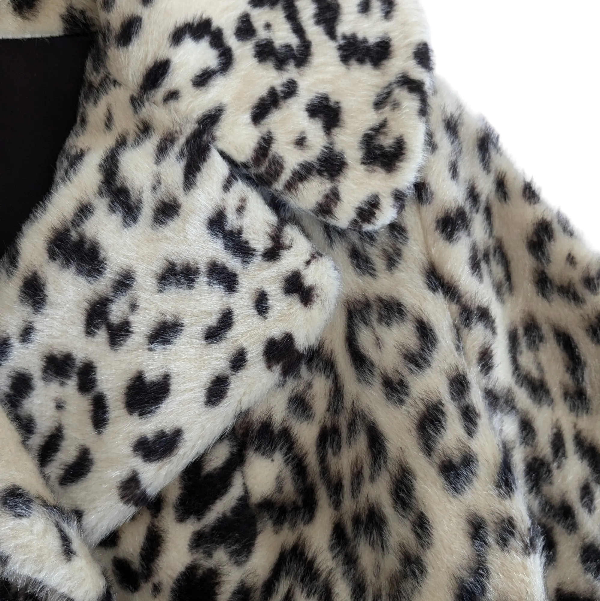 Vintage Faux Cheetah Coat Size Small