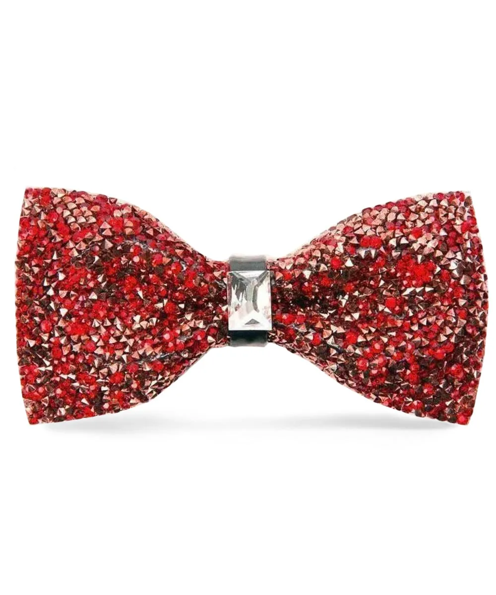 Vittorio Farina Men's Rhinestone Bow Tie in Gift Box