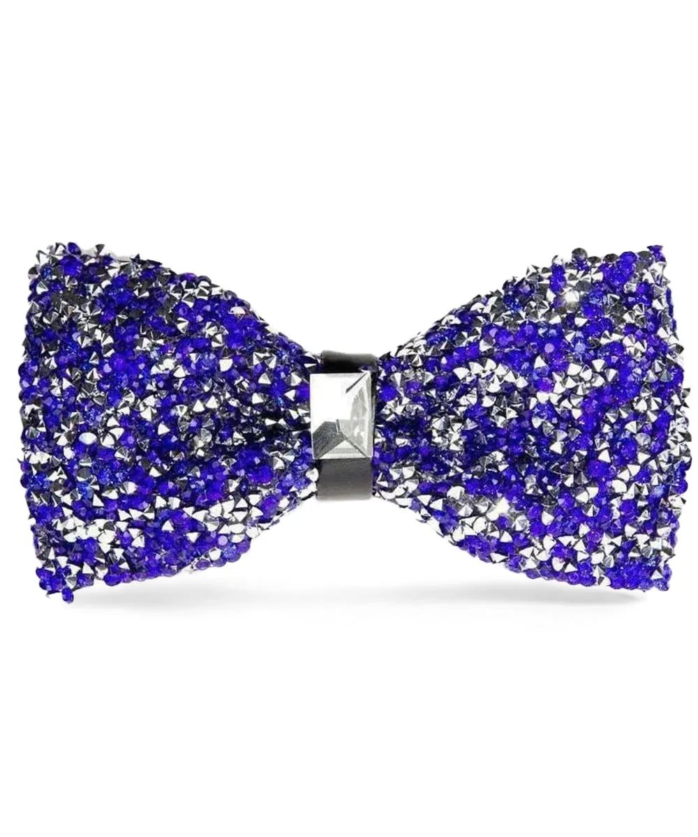 Vittorio Farina Men's Rhinestone Bow Tie in Gift Box