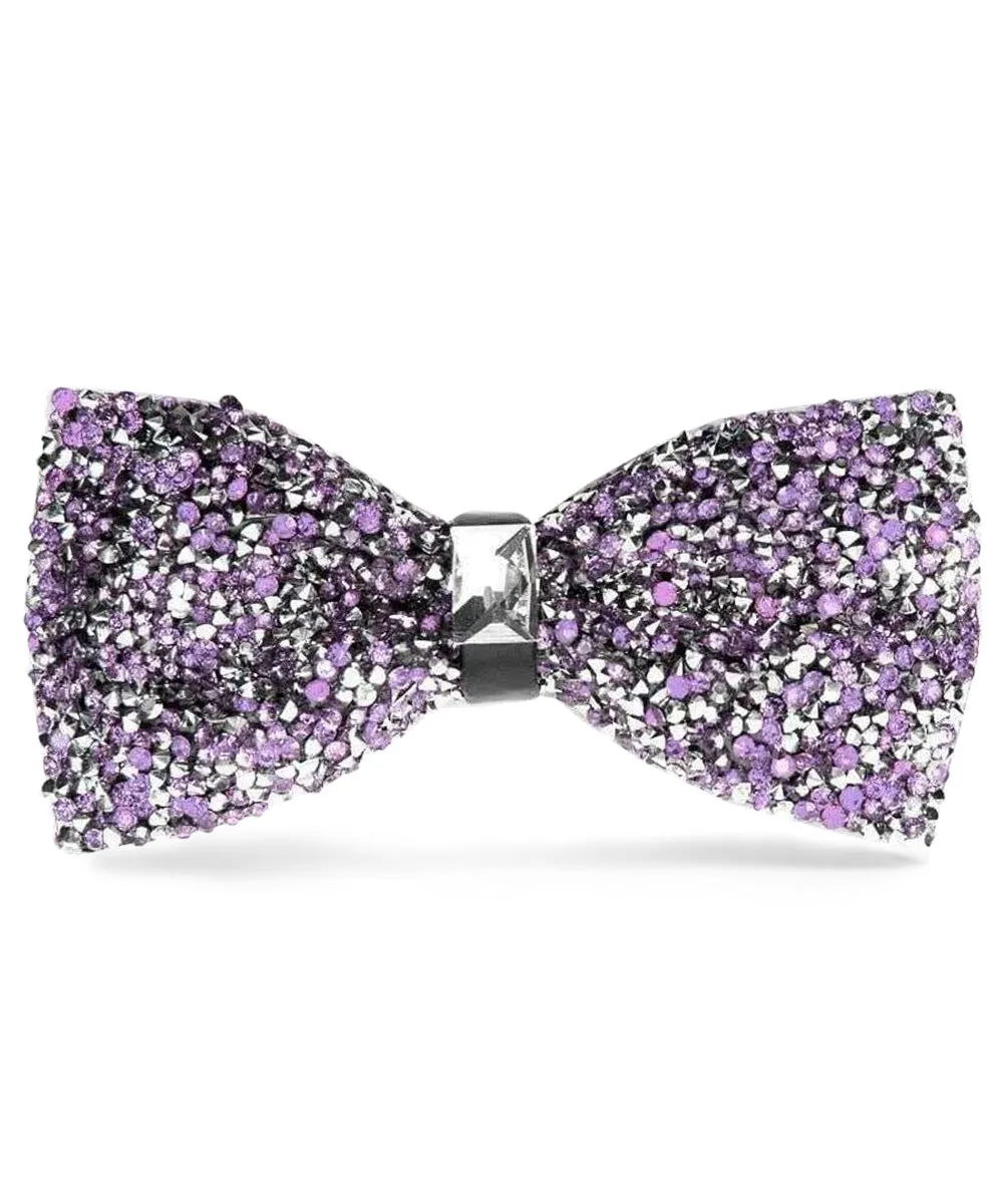 Vittorio Farina Men's Rhinestone Bow Tie in Gift Box