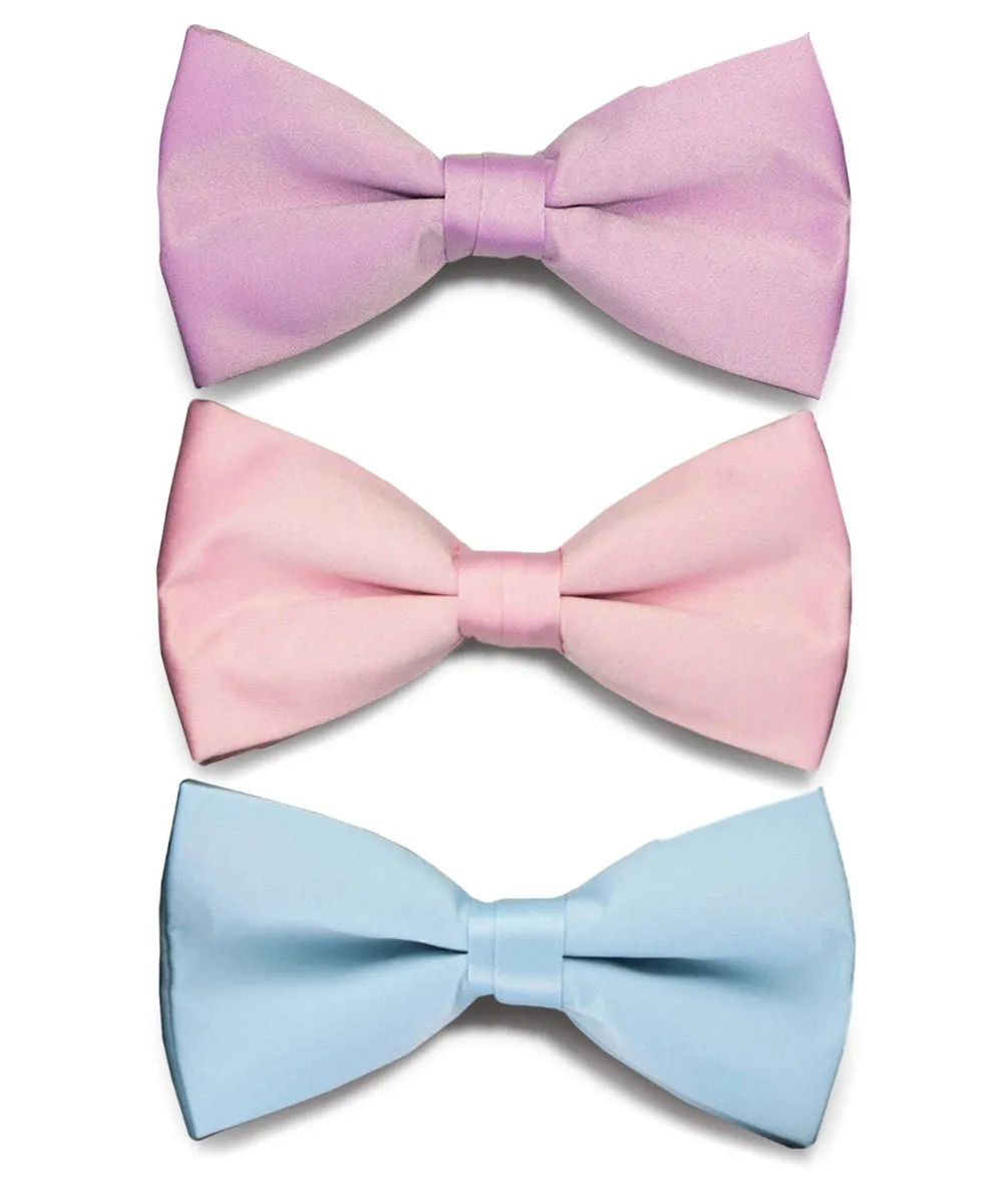 Vittorio Farina Men's Satin Bow Tie in Gift Box (Multipack)